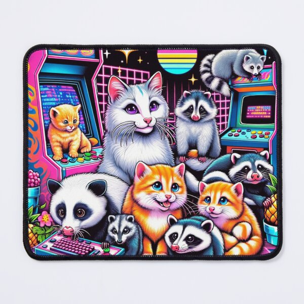 Item preview, Neon Nostalgia: Playful Critters designed and sold by CyberQuesters.