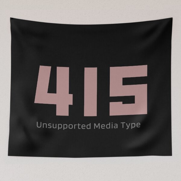 Item preview, HTTP status codes: 415(Unsupported Media Type) designed and sold by S9View.