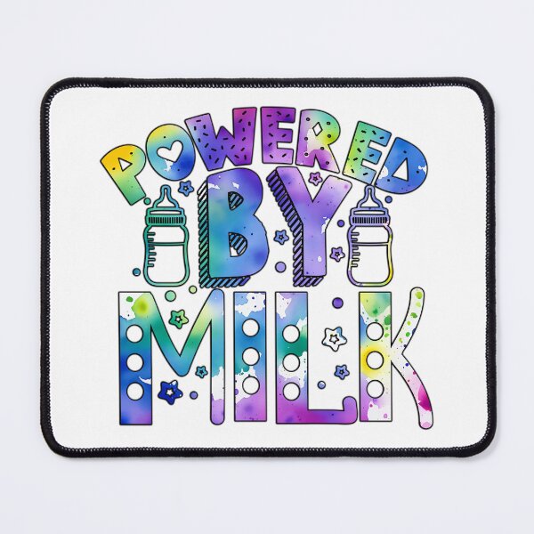 Item preview, Powered by milk designed and sold by Yzakreativ.