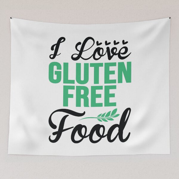 Item preview, "I love Gluten-free food" t shirt design designed and sold by MyGluteesFree77.