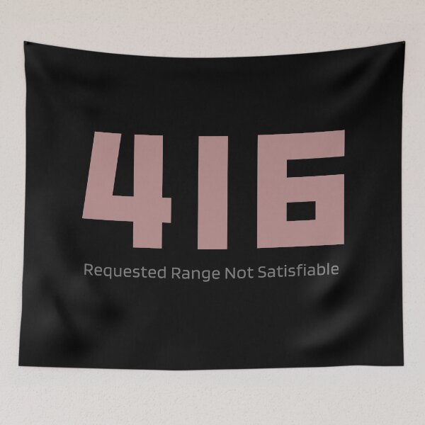 Item preview, HTTP status codes: 416(Requested Range Not Satisfiable) designed and sold by S9View.