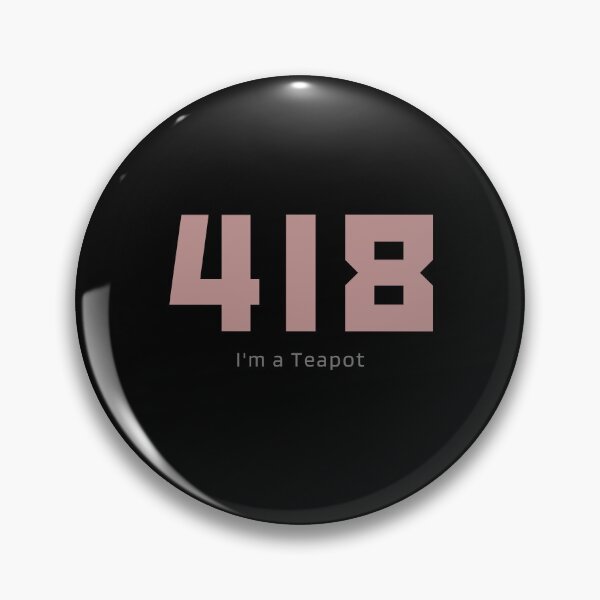 Item preview, HTTP status codes: 418(I'm a teapot) designed and sold by S9View.