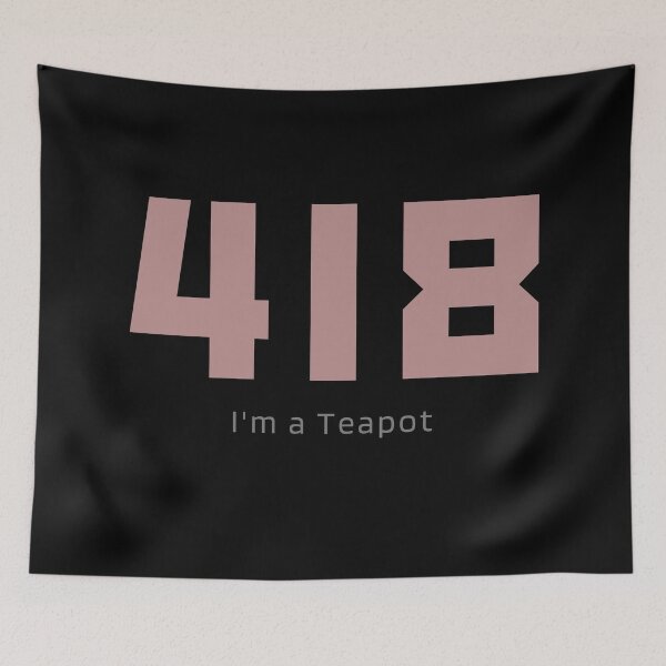 Item preview, HTTP status codes: 418(I'm a teapot) designed and sold by S9View.