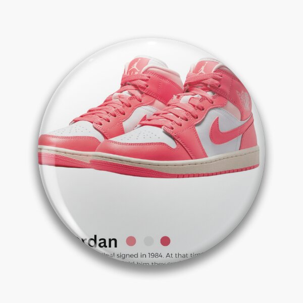 Item preview, A PINK AIR JORDAN 1 MID POSTER  designed and sold by Vintagevise.