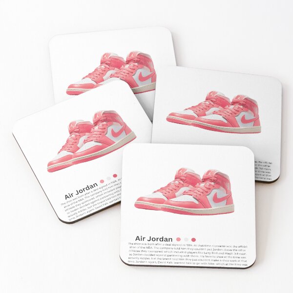 Item preview, A PINK AIR JORDAN 1 MID POSTER  designed and sold by Vintagevise.