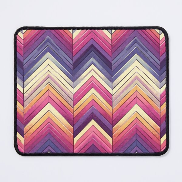 Item preview, Chevron - Purple Orange White Zigzag Pattern ; Pattern Herringbone designed and sold by PatternInArt.