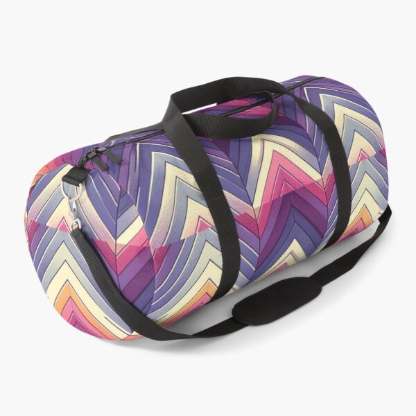 Item preview, Chevron - Purple Orange White Zigzag Pattern ; Pattern  Herringbone designed and sold by PatternInArt.