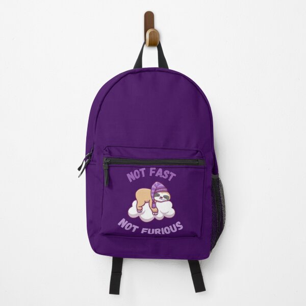Item preview, Not Fast, Not Furious sloth designed and sold by ZingZest.