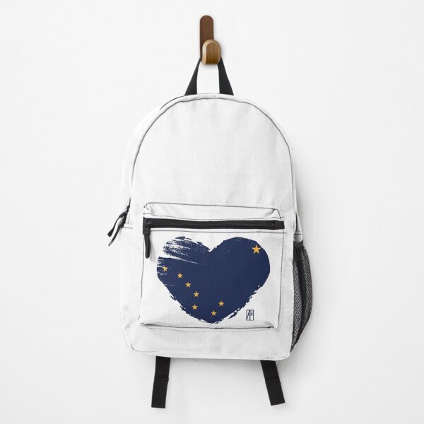 Item preview, U.S. State - I Love Alaska - Alaska Flag designed and sold by ArtProjectShop.