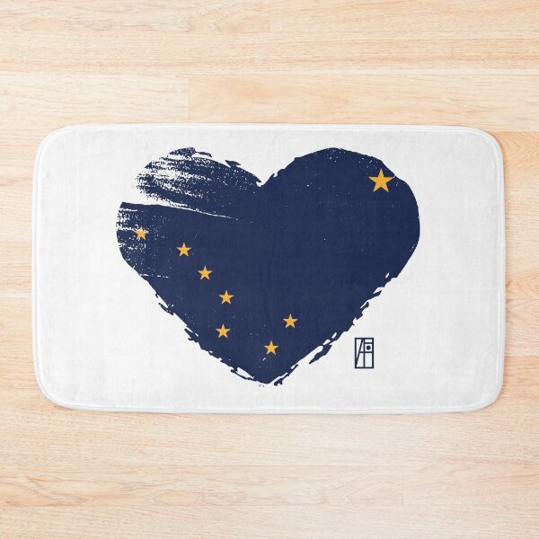 Item preview, U.S. State - I Love Alaska - Alaska Flag designed and sold by ArtProjectShop.