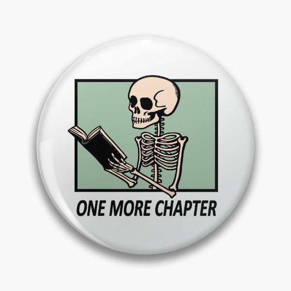 Item preview, Skeleton reading a book - one more chapter designed and sold by ArtemMKV.