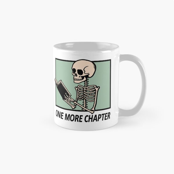 Item preview, Skeleton reading a book - one more chapter designed and sold by ArtemMKV.