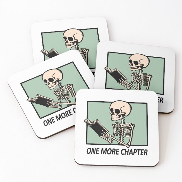 Item preview, Skeleton reading a book - one more chapter designed and sold by ArtemMKV.
