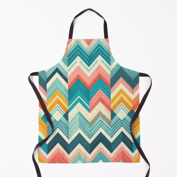 Item preview, Chevron - Pink Blue Yellow Zigzag Pattern ; Pattern Herringbone designed and sold by PatternInArt.