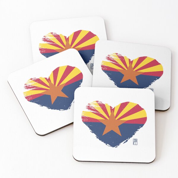 Item preview, U.S. State - I Love Arizona - Arizona Flag designed and sold by ArtProjectShop.