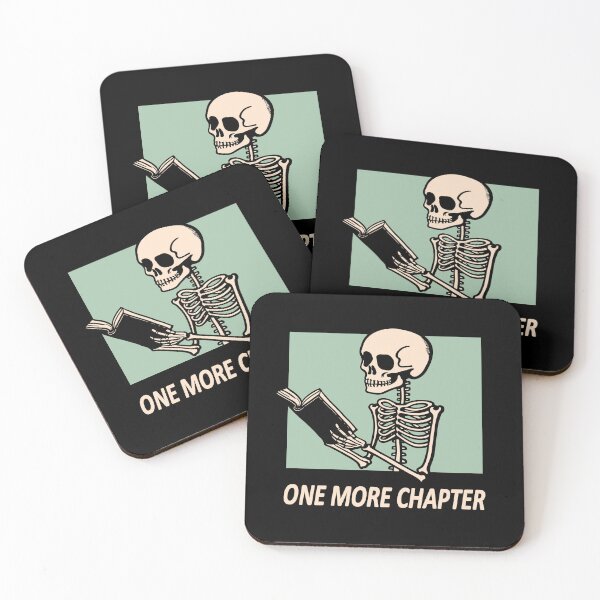 Item preview, Skeleton reading a book - one more chapter designed and sold by ArtemMKV.
