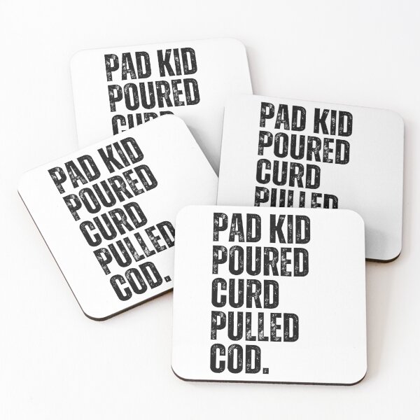 Item preview, Trickiest Tongue Twister Pad Kid Poured Curd Pulled Cod designed and sold by Kayley  |  QuintaDaColherArtes.