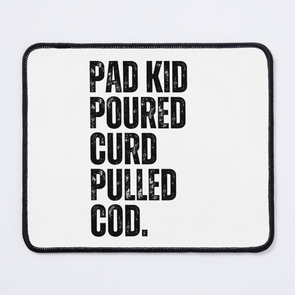Item preview, Trickiest Tongue Twister Pad Kid Poured Curd Pulled Cod designed and sold by Kayley  |  QuintaDaColherArtes.
