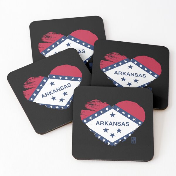Artikelvorschau, US-Bundesstaat – Ich liebe Arkansas – Arkansas-Flagge entworfen und verkauft von ArtProjectShop.