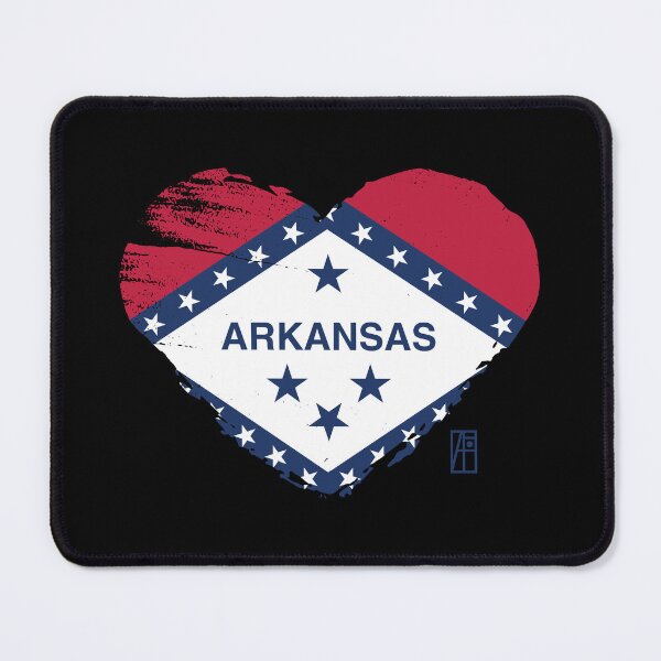 Item preview, U.S. State - I Love Arkansas - Arkansas Flag designed and sold by ArtProjectShop.