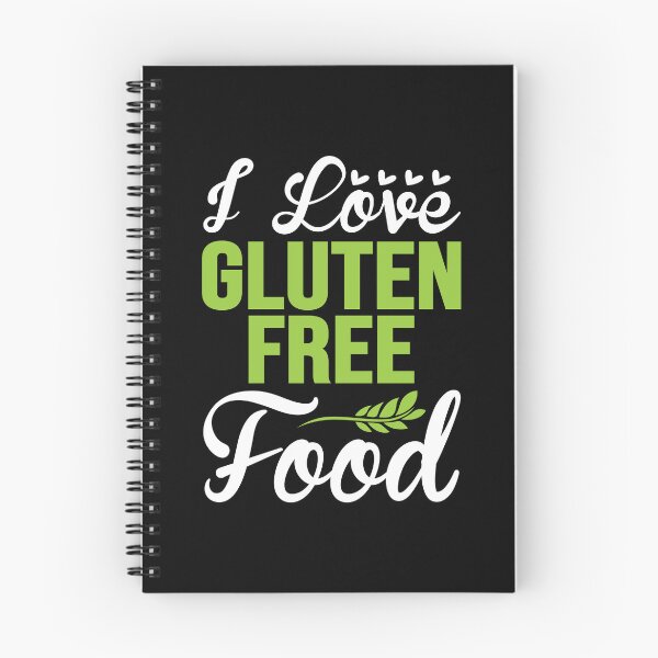Item preview, "I love Gluten-free food" t shirt dark mode design designed and sold by MyGluteesFree77.