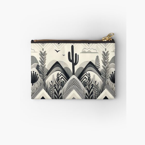 Item preview,  Chevron - Black and White Cactus Pattern ; Pattern  Herringbone designed and sold by PatternInArt.