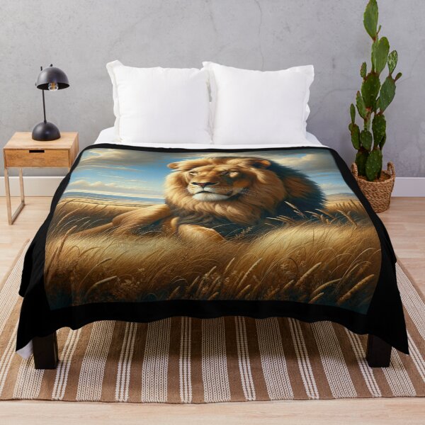 Item preview, Majestic Savannah King designed and sold by BestArtByArvind.