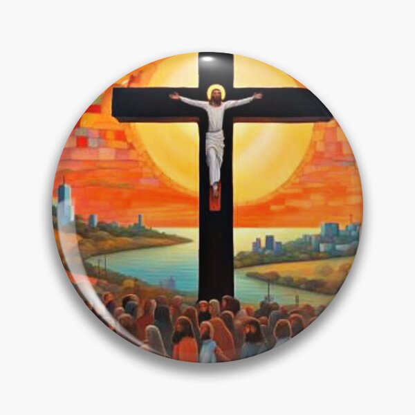 Item preview, Gathering at the Crucifixion designed and sold by George Hutton Hunter.