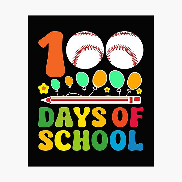 Item preview, 100 days of school  designed and sold by marfanna.
