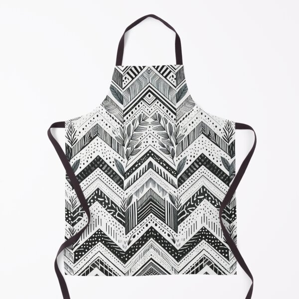 Item preview, Chevron - Black and White Tribal Pattern ; Pattern Herringbone designed and sold by PatternInArt.