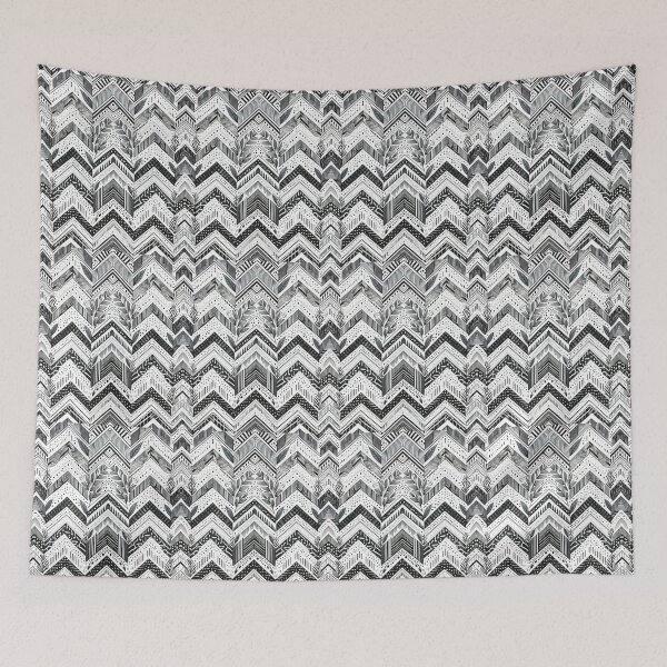 Item preview, Chevron - Black and White Tribal Pattern ; Pattern  Herringbone designed and sold by PatternInArt.