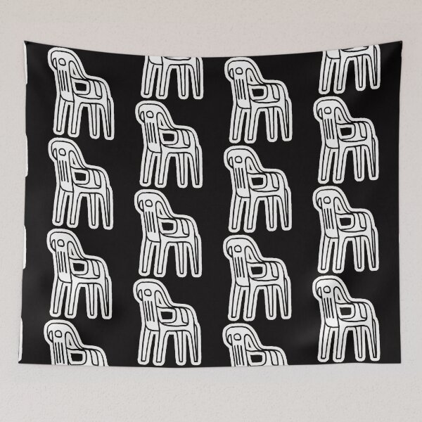 Item preview, plastic chair illustration designed and sold by Ratatatts.