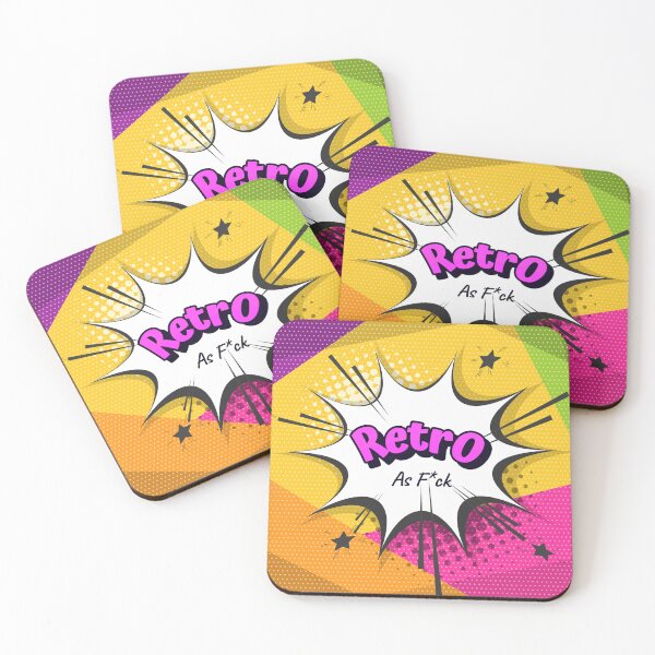 Item preview, Retro AF Multi Coloured Retro Comic designed and sold by GenXaf.