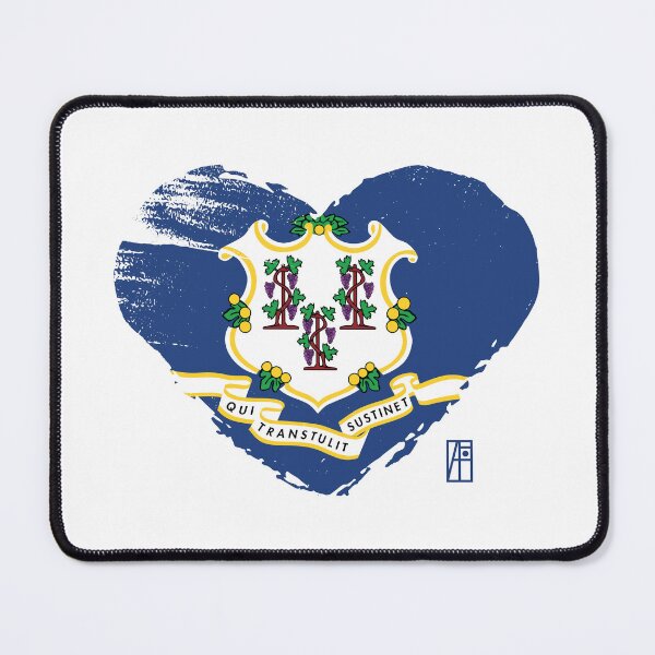 Item preview, U.S. State - I Love Connecticut - Connecticut Flag designed and sold by ArtProjectShop.