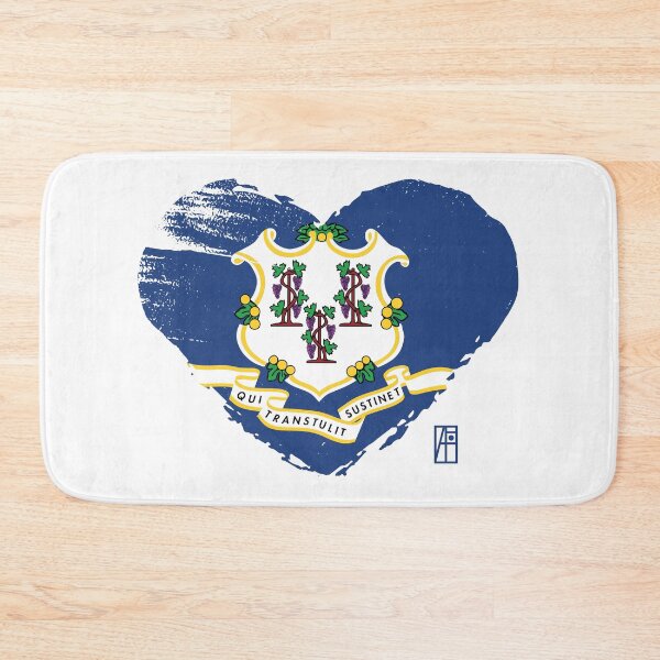 Artikelvorschau, US-Bundesstaat – Ich liebe Connecticut – Connecticut-Flagge entworfen und verkauft von ArtProjectShop.