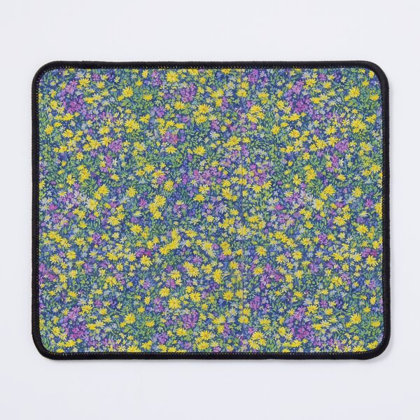 Item preview, Lavender and Bright Yellow Summer Flowers Floral Design designed and sold by GPrint001.