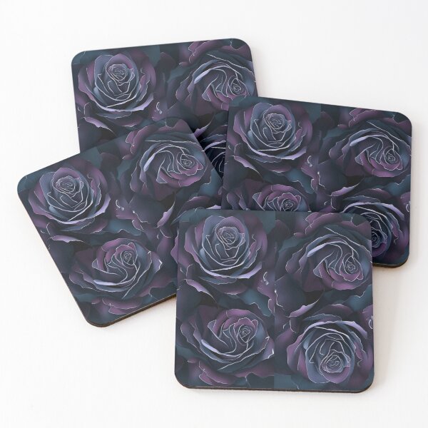 Item preview, Dark blue and purple rose designed and sold by Swingfroglet.