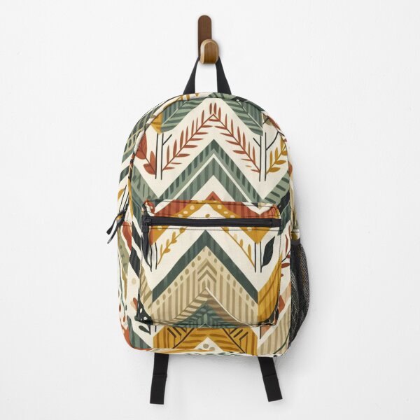 Item preview, Chevron - Yellow Red Green Tribal Pattern ; Pattern Herringbone designed and sold by PatternInArt.