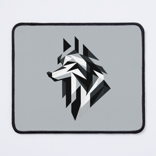 Item preview, "Geometric Predator - Abstract Wolf Design" designed and sold by ChromaticBlend.