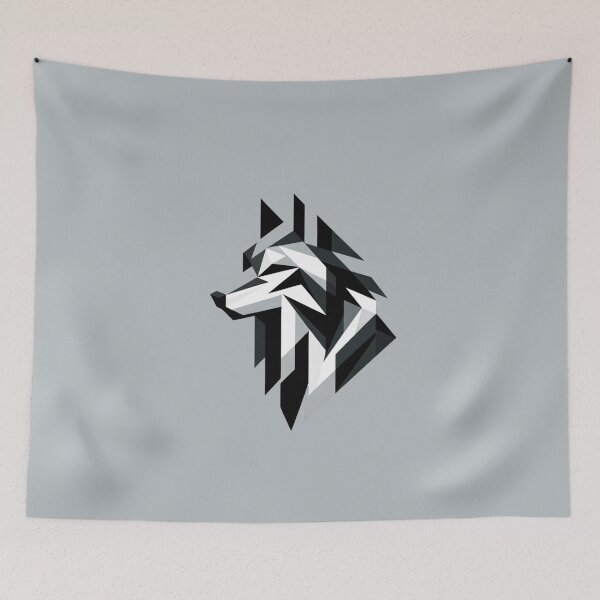 Item preview, "Geometric Predator - Abstract Wolf Design" designed and sold by ChromaticBlend.