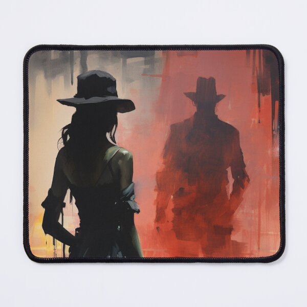 Item preview, Noir Vintage Watercolor Evening Meeting designed and sold by RESToRAPTOR.
