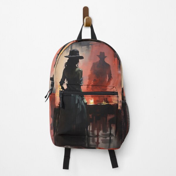 Item preview, Noir Vintage Watercolor Evening Meeting designed and sold by RESToRAPTOR.