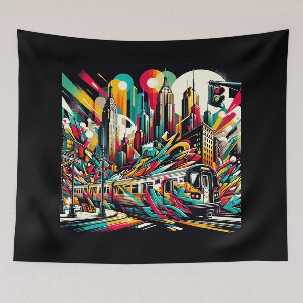 Item preview, Urban Pulse and Paint designed and sold by BestArtByArvind.