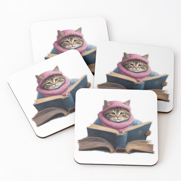 Item preview, cute Cat Read A Book designed and sold by jnsmerchstore.