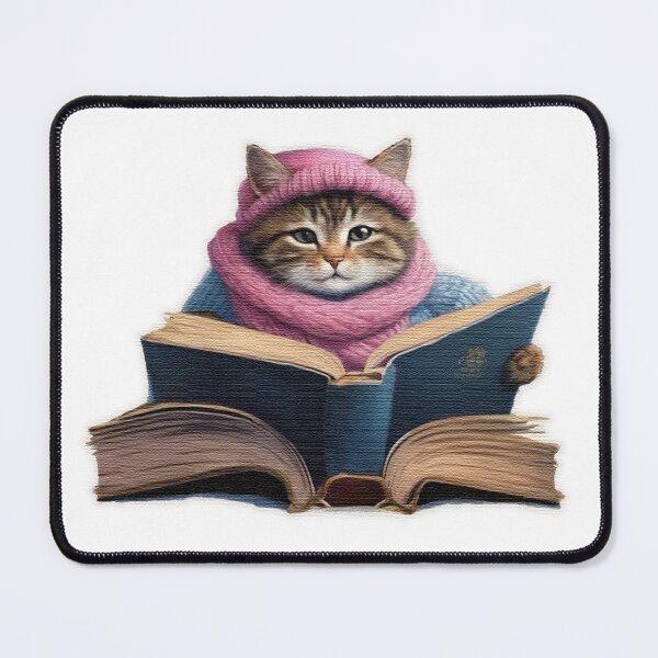Item preview, cute Cat Read A Book designed and sold by jnsmerchstore.