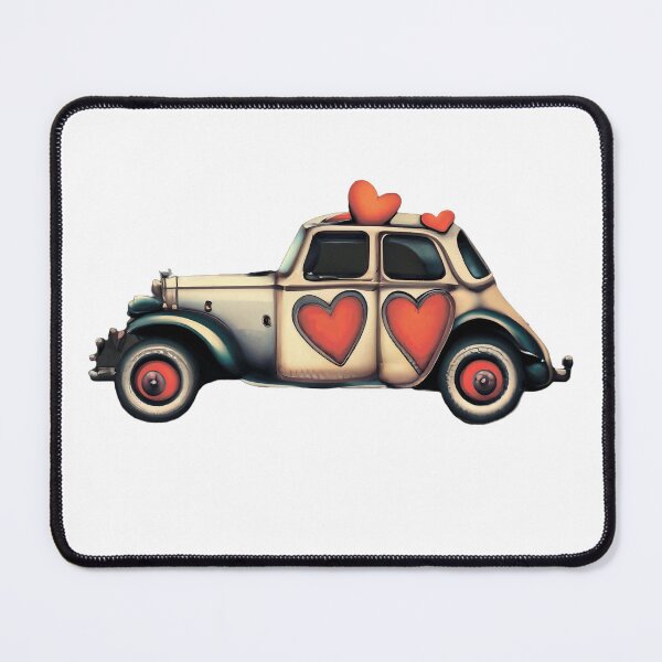 Item preview, Retro car. Hearts designed and sold by MagelliShop.