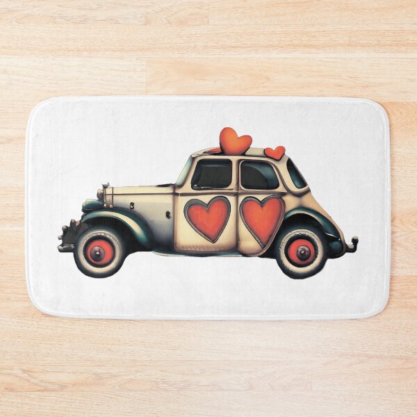 Item preview, Retro car. Hearts designed and sold by MagelliShop.