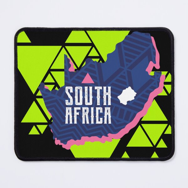Item preview, South Africa Map Illustration (Lumo Green) designed and sold by KhoisanDesign.