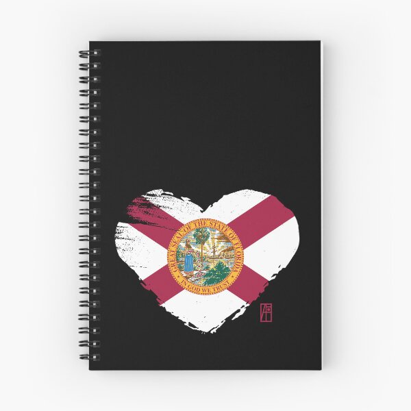 Item preview, U.S. State - I Love Florida - Florida Flag designed and sold by ArtProjectShop.