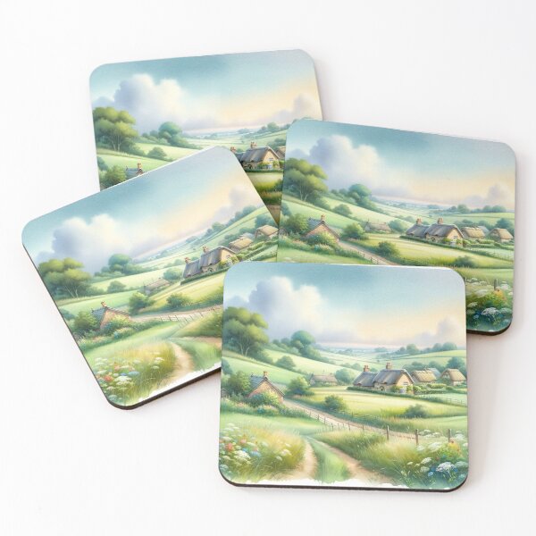 Item preview, Tranquil Countryside Bliss designed and sold by BestArtByArvind.